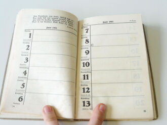 Jahrbuch Kalender für den Stahlhelm Kameraden 1931, nicht ausgefüllt