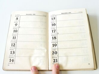 Jahrbuch Kalender für den Stahlhelm Kameraden 1931, nicht ausgefüllt