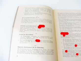 Reichswettkampf des NSKK 1935-36, Ausführungsbestimmungen, 64 Seiten