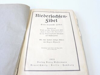 Kinderbuch " Niedersachsenfibel" einige Seiten lose, sonst gut. Etwa 100 Seiten