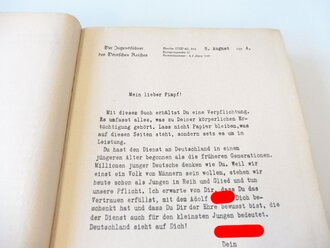 "Pimpf im Dienst" Ein Handbuch für das Deutsche Jungvolk in der HJ"  348 Seiten, Einband fleckig