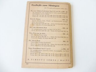 "Das zweite neue Soldaten Liederbuch" Heft 2, kleinformat