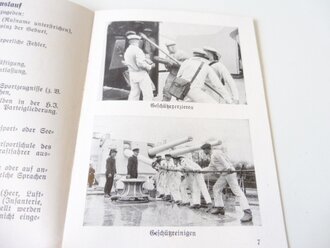 "Wie komme ich zur Kriegsmarine" Herausgegeben vom Oberkommando der Kriegsmarine, kleinformat, 16 Seiten