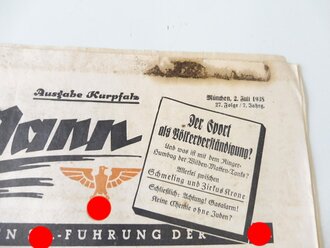 "Der SA Mann" Kampfblatt der obersten SA Führung der NSDAP vom 2. Juli 1938