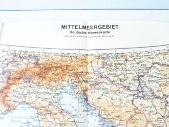 2 Tornisterschriften des Oberkommandes der Wehrmacht" Mittelmeer"