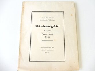 2 Tornisterschriften des Oberkommandes der Wehrmacht" Mittelmeer"