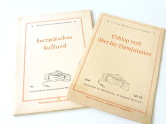 2 Tornisterschriften des Oberkommandes der Wehrmacht" Rußland"