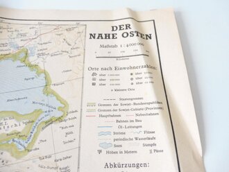 2 Tornisterschriften des Oberkommandes der Wehrmacht" Naher Osten"