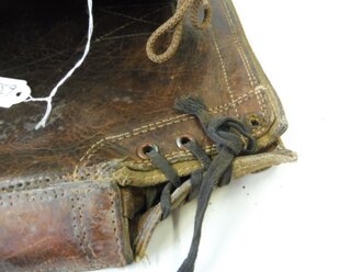 Paar Tropenstiefel Waffen SS. Stark getragenes, wohl neu besohltes Paar . Sohlenlänge 30cm