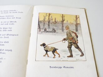 1. Weltkrieg Kinderbuch "Vater ist im Kriege" Widmung von 1916, 50 Seiten