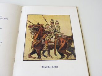 1. Weltkrieg Kinderbuch "Vater ist im Kriege" Widmung von 1916, 50 Seiten