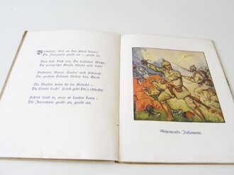 1. Weltkrieg Kinderbuch "Vater ist im Kriege" Widmung von 1916, 50 Seiten