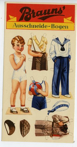Kinderspielzeug Braun´s Ausschneide Bogen
