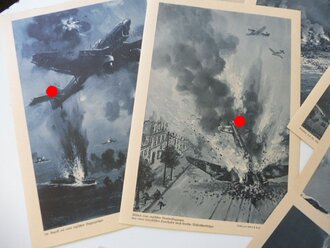"Warschau Paris London" Eine Bildmappe vom Einsatz unserer Luftwaffe. 16 Blätter DIN A4