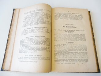 "Militärischer Dienst Unterricht für  einjährig Freiwillige der Infanterie" 1876 mit 297 Seiten