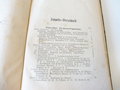 "Militärischer Dienst Unterricht für  einjährig Freiwillige der Infanterie" 1876 mit 297 Seiten