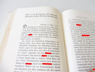 Eugen Hadamovsky "Hitler kämpft um den Frieden Europas"  20 Tage mit den Führer durch alle deutschen Gaue. 270 Seiten, in Schutzumschlag