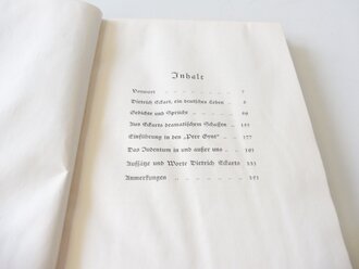 "Alfred Rosenberg - Dietrich Eckart - Ein Vermächtnis", datiert 1942, leichter Wasserschaden