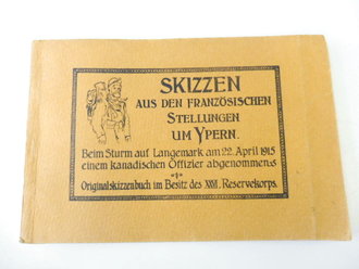 "Skizzen aus den französischen Stellungen um Ypern"