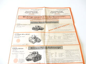 H.Dv. 469/2b Panzerabwehr aller Waffen, Panzer Erkennungsdienst England-Amerika vom 08.11.42, berichtigt 1944