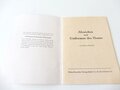 "Abzeichen und Uniformen des Heeres" Denckler Verlag Berlin. 25 Seiten, kleinformat
