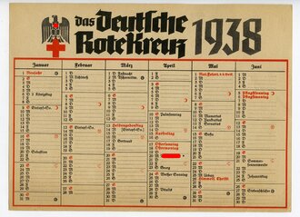 Deutsches Rotes Kreuz Kalender 1938, DIN A5