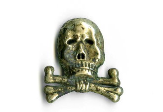 Heer, Braunschweiger Traditions-Totenkopf für die Schirmmütze Infanterie-Regiment Nr. 17 und Kavallerie-Rgt. 13