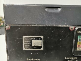 Empfänger E53b " Ulm"  Ln 21001-1, Luft- Boden Einheitsempfänger von Telefunken, eines von nur wenigen hundert gebauten Stücken. Funktion nicht geprüft