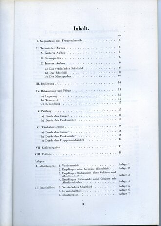 REPRODUKTION, Vorläufige Beschreibung und Bedienungsvorschrift des Langwellen-Empfängers Lw.E.a, Ausgabe Februar 1939, A4