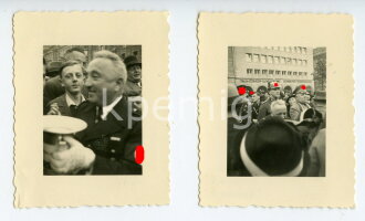 2 Privataufnahmen Dr. Robert Ley 1937 ( Reichsleiter...