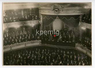 Pressefoto, Hitler, Hindenburg in der Oper, Maße...