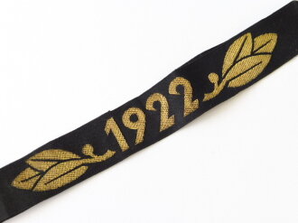 Technische Nothilfe, Traditionsärmelband 1922