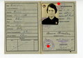Rückkehrer Ausweis einer Lettin, ausgestellt 1939 von der Einwandererzentralstelle Posen