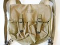 U.S. 1943 dated mussette bag, straps added, used