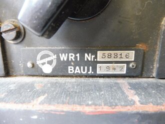 Wehrmacht Rundfunkempfänger WR1 ( Rudi ) datiert...