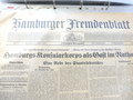 29 Ausgaben " Hamburger Fremdenblatt " von 1934, nicht auf vollständigkeit hin überprüft. Sauber im Ordner abgelegt