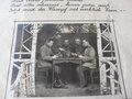 Weihnachten in der Champagne 1916, Generalkommando 26.RK - Berühmte Zeitgenossen, mit aufgeklebten Fotos, Maße ca. A4