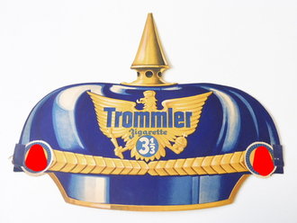 Pickelhaube für Kinder als Werbung "Trommler Zigaretten"