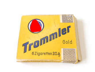 Schachtel "Trommler Zigaretten" leer