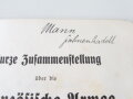 1.Weltkrieg, "Kurze Zusammenstellung über die französische Armee ", Berlin 1913 mit 34 Seiten und 9 farbigen Anlagen