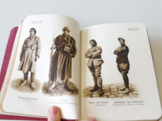 1.Weltkrieg "Kurze Zusammenstellung über die französische Armee ",vierte Auflage 1917 mit 46 Seiten und ca 30 Tafeln