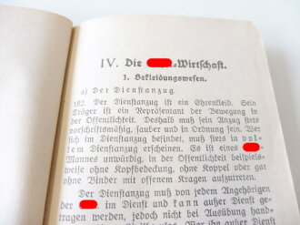 " Dienstvorschrift für die SA der NSDAP" Heft 1-4