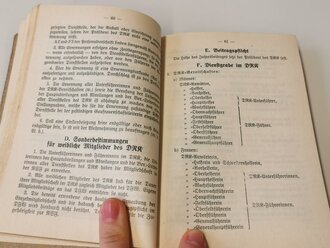 DRK Dv.1 " Dienstvorschrift für das Deutsche Rote Kreuz" komplett, gut