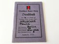 Nachlass einer Deutsches Rotes Kreuz Haupthelferin, bestehend aus Dienstbuch, 3 Beförderungen und 2 Personalausweisen