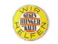 Türplakette " Wir helfen gegen Hunger und Kälte" Durchmesser 75mm