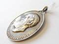 Tragbare Medaille 100 Jahre Friedrich Krupp AG. 990er Silber, Höhe mit Öse 60mm