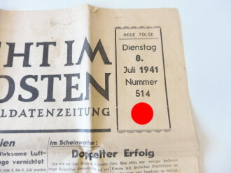 "Wacht im Südosten" Deutsche Soldatenzeitung, Nummer 514 von 1941