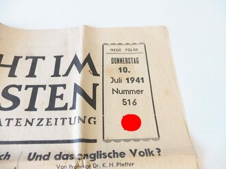 "Wacht im Südosten" Deutsche Soldatenzeitung, Nummer 515 von 1941