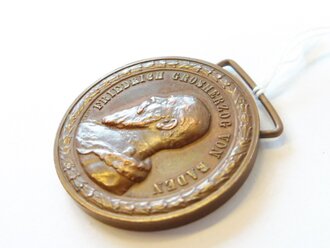 Baden - Ehrenzeichen für Arbeiter und männliche Dienstboten: Medaille "Fiedrich Grosherzog von Baden"1896-1908, ohne Band