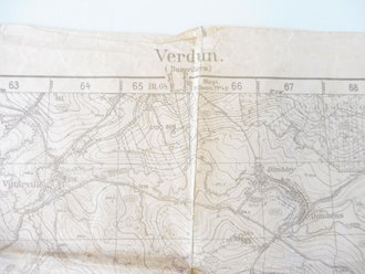 1. Weltkrieg, Militärkarte Verdun Stand 15.01.18